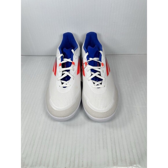 Size 10 Adidas F50 League Football Soccer Shoes Sports White Blue IF1395 NEW main image 8